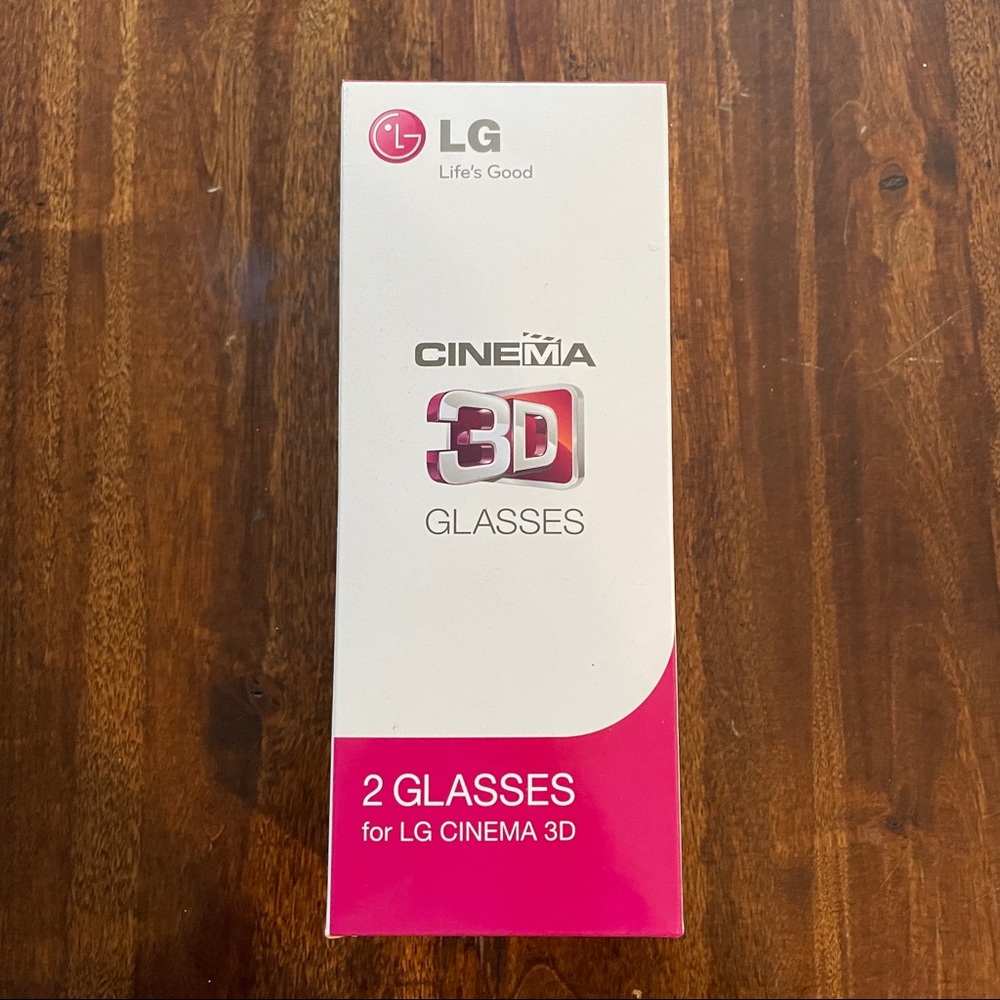 New in Box LG Cinema 3D glasses - AG -F310 x 2